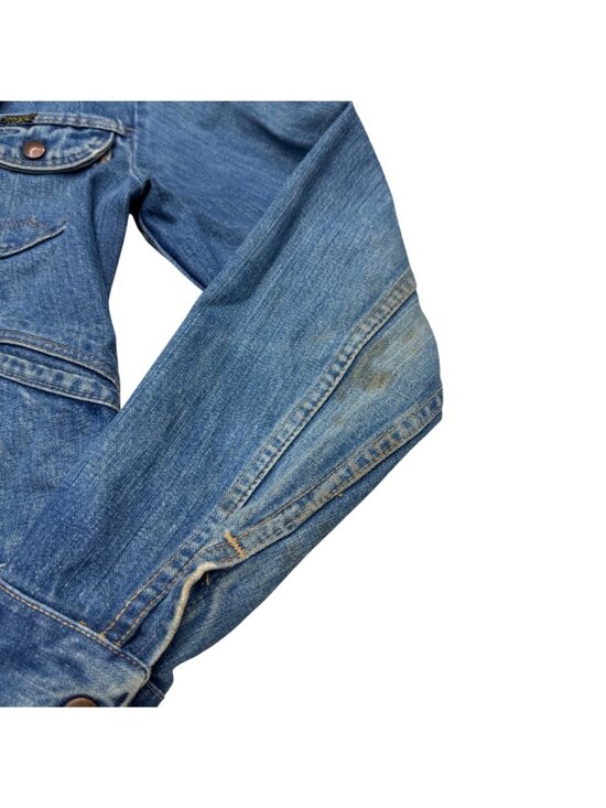 Vintage Wrangler Women's Blue Jean Jacket, Size 32 Made in USA - Picture 6 of 11